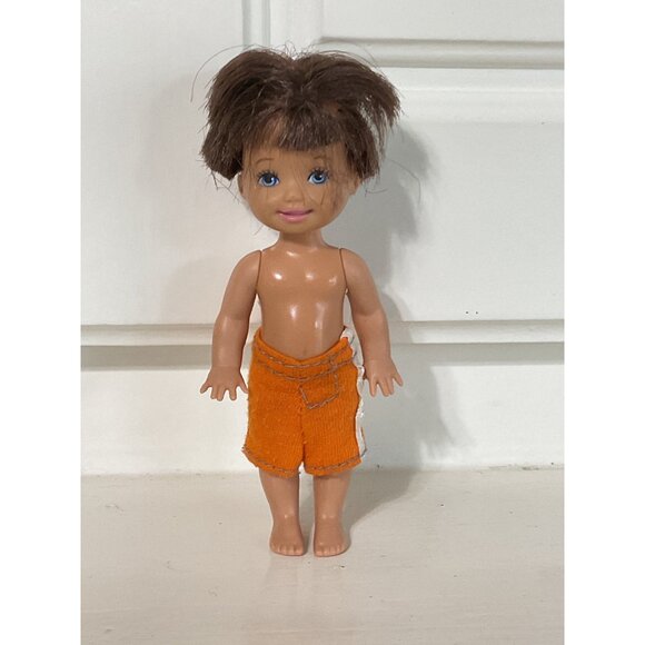 Mattel Happy Family Ryan Barbie Doll in Orange Shorts - Picture 1 of 3